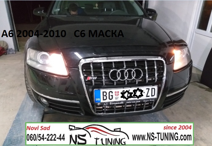 audi a6 c6 prednja maska s6 ugradnja novi sad tuning auto servis